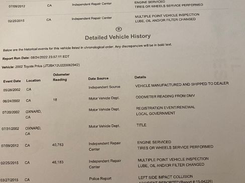 Used 2002 Toyota Prius image 12