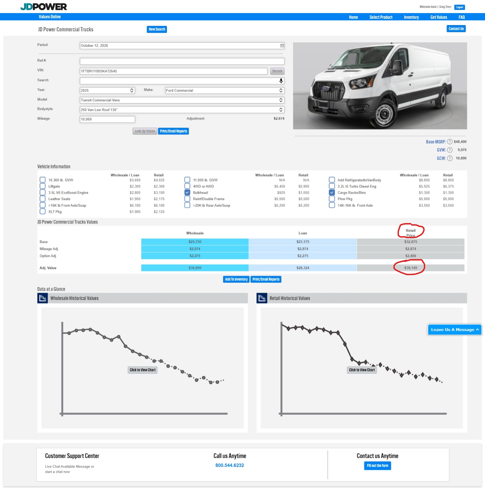Used 2025 Ford Transit 250 Low Roof RWD image 3