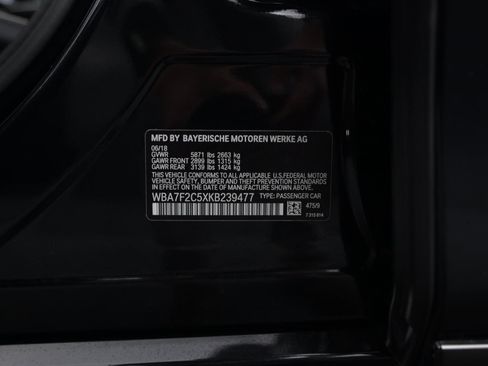 Used 2019 BMW 750i xDrive w/ Executive Package image 30