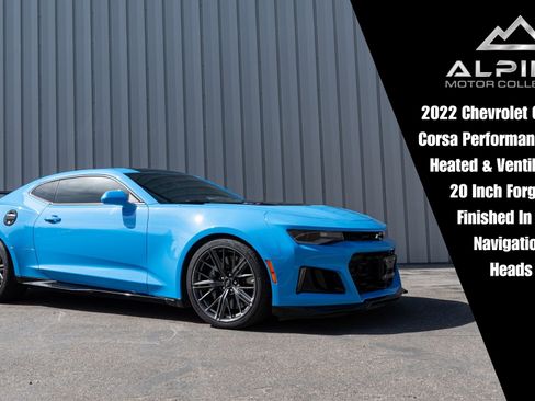 Used 2022 Chevrolet Camaro ZL1 Coupe RWD image 1