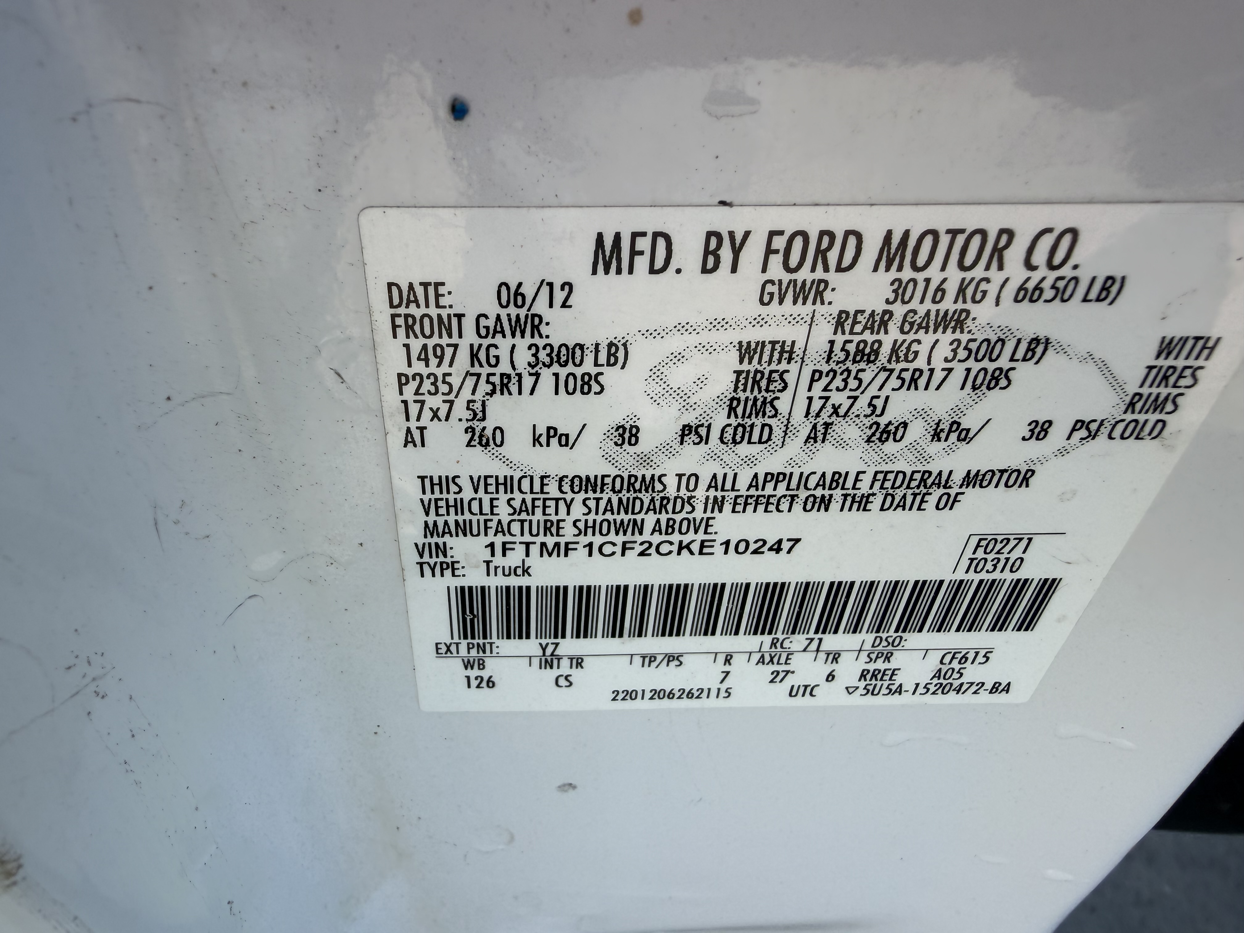 Used 2012 Ford F150 2WD Regular Cab image 12
