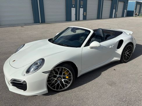 Used 2014 Porsche 911 Turbo S Cabriolet AWD/4WD image 3