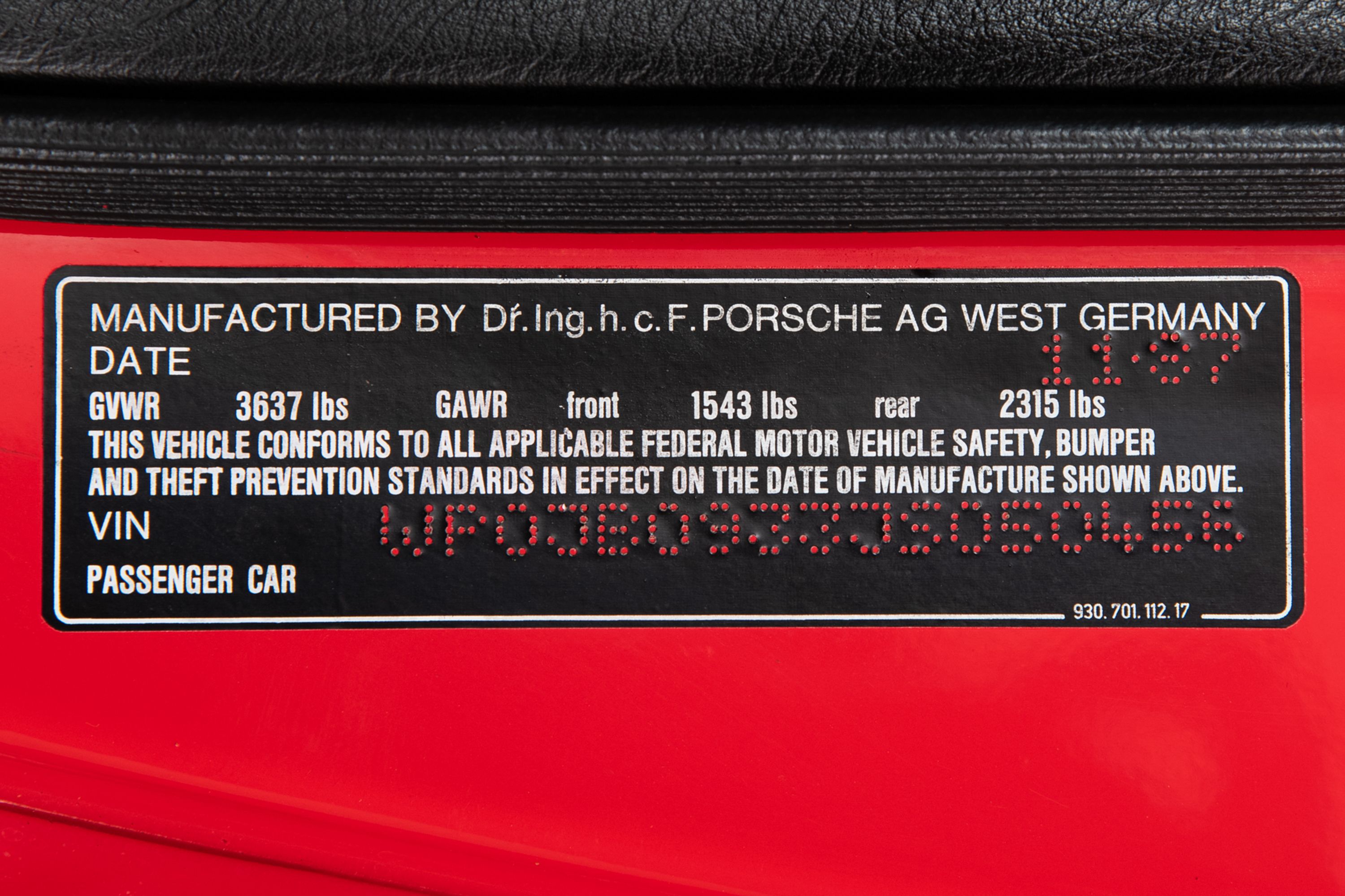 Used 1988 Porsche 911 Turbo Coupe RWD image 39