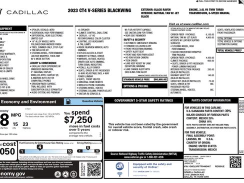 Used 2023 Cadillac CT4 V Blackwing image 3