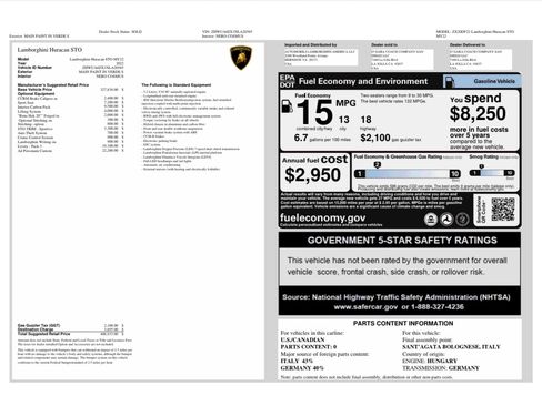 Used 2022 Lamborghini Huracan STO image 15