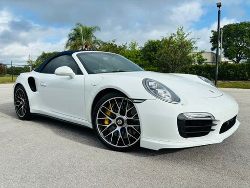 Used 2014 Porsche 911 Turbo S Cabriolet AWD/4WD image 1