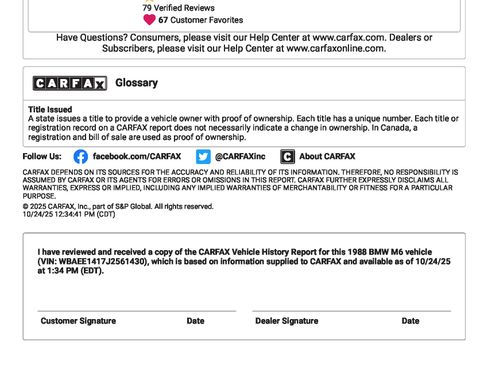 Used 1988 BMW M6 image 81