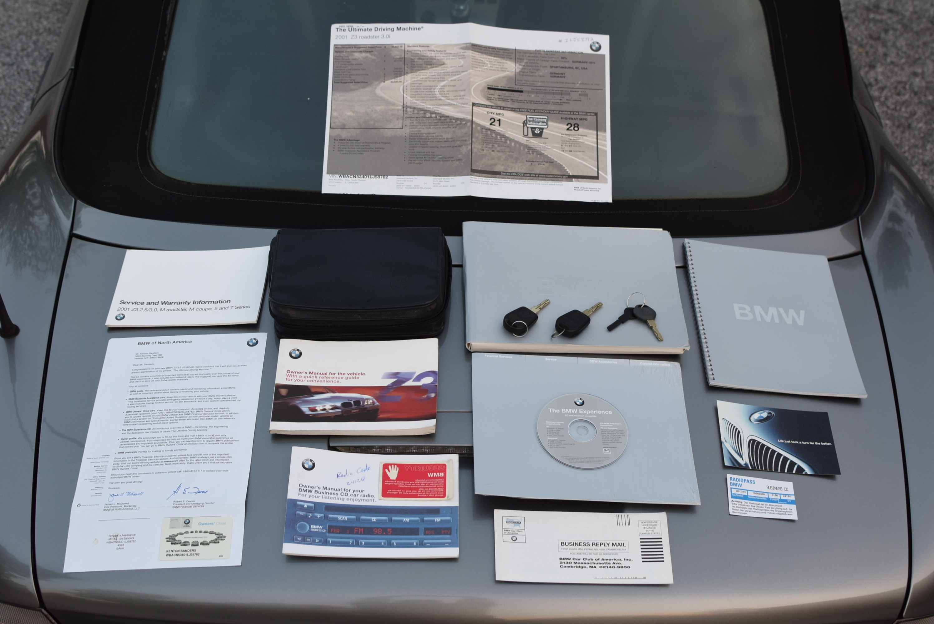 Used 2001 BMW Z3 3.0i RWD image 88