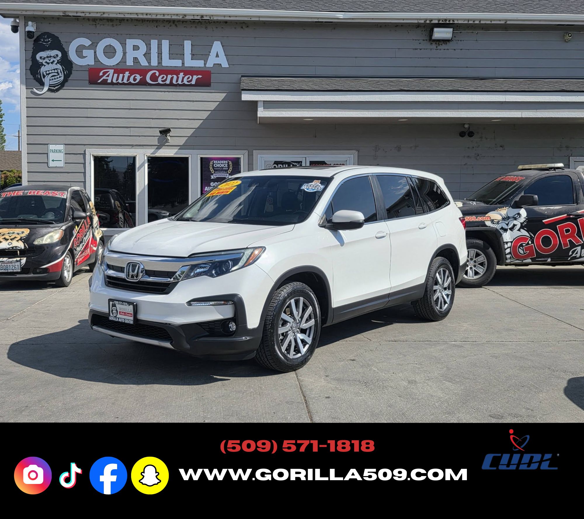 Used 2022 Honda Pilot AWD EX-L image 3