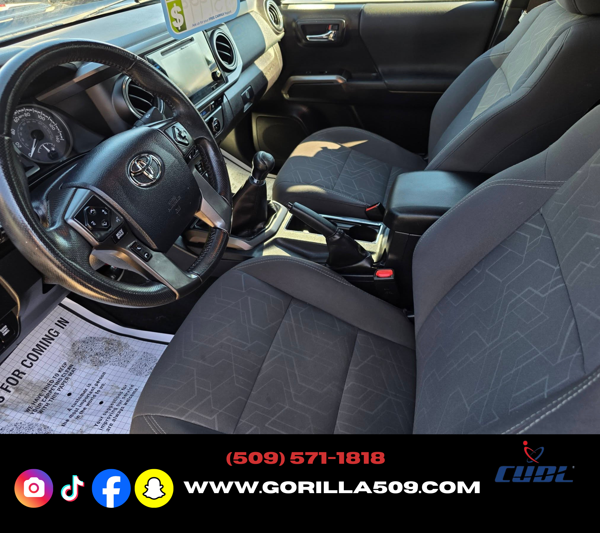Used 2017 Toyota Tacoma 4x4 Access Cab TRD Off-Road image 14