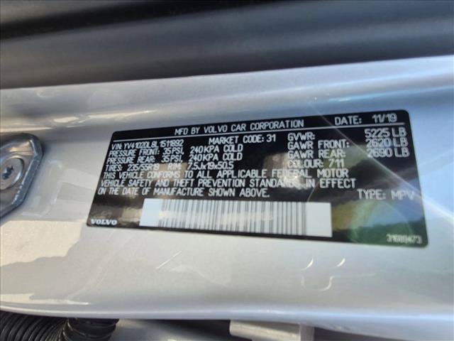 Used 2020 Volvo XC60 T5 Inscription w/ Protection Package Premier FWD image 20