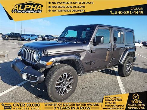 Used 2025 Jeep Wrangler Unlimited Sahara AWD/4WD image 1