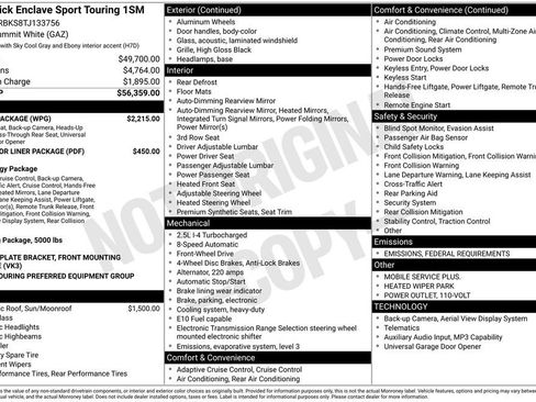 New 2026 Buick Enclave Sport Touring w/ Power Package image 11