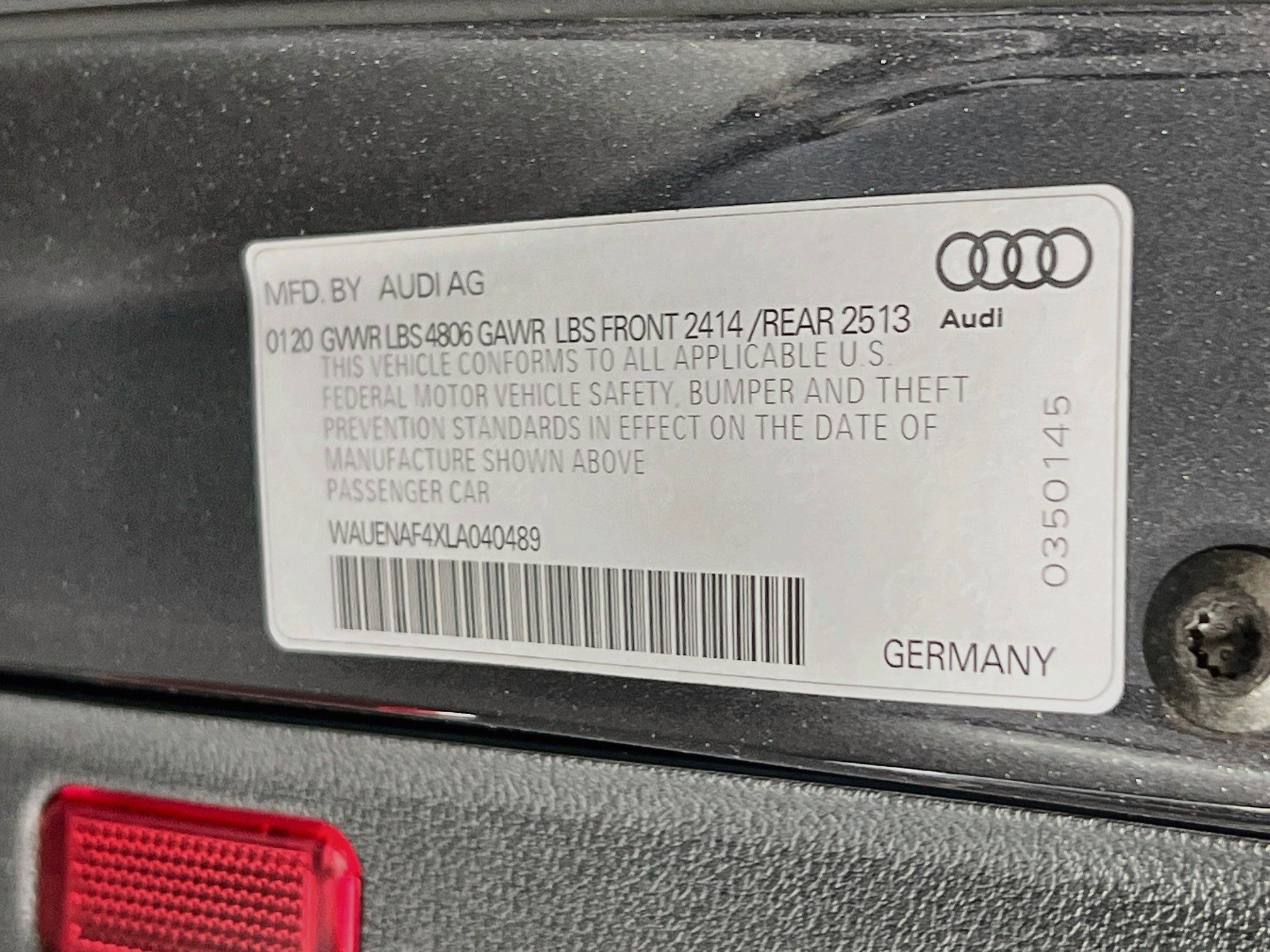 Used 2020 Audi A4 2.0T Premium Plus w/ Premium Plus Package AWD/4WD image 32