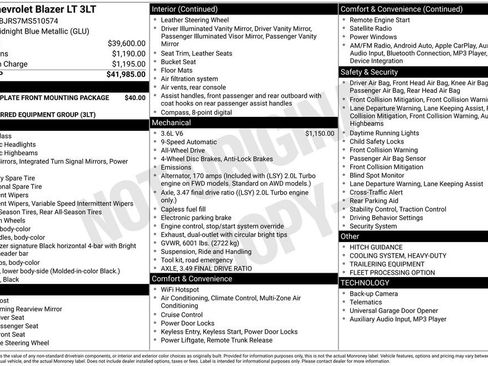 Used 2021 Chevrolet Blazer LT image 4