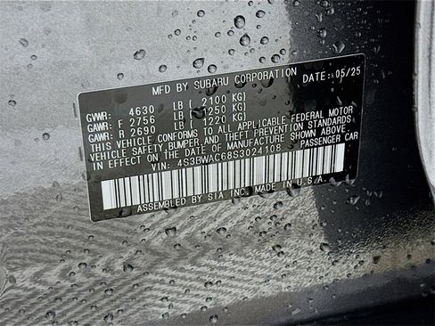 Used 2025 Subaru Legacy Premium w/ Popular Package #1A image 26