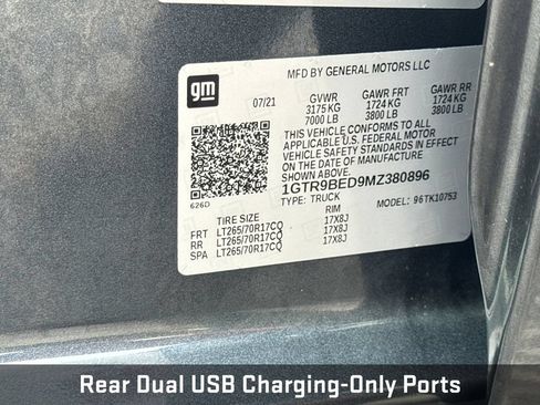 Certified 2021 GMC Sierra 1500 SLE AWD/4WD image 15