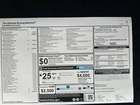 New 2026 BMW X5 xDrive40i image 21