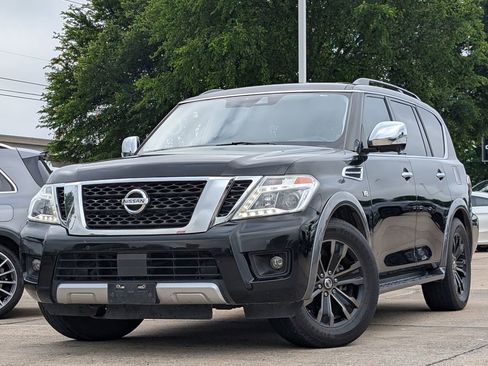 Used 2018 Nissan Armada Platinum w/ Captain Seat Package image 2