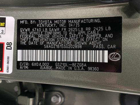 Certified 2025 Lexus ES 350 w/ Premium Package image 33