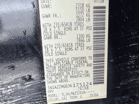 Used 2018 Nissan Murano S w/ Cargo Package image 33