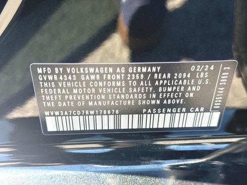Certified 2024 Volkswagen GTI SE w/ SE Leather Seats Package FWD image 35