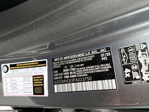 Certified 2023 Mercedes-Benz EQS 580 4MATIC SUV image 34