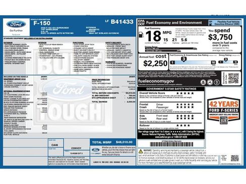 Used 2020 Ford F150 XL w/ Equipment Group 101A Mid AWD/4WD image 9