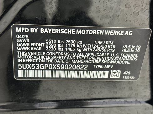 Used 2025 BMW X3 xDrive30i w/ Convenience Package image 21