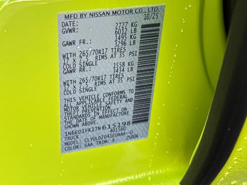 New 2026 Nissan Frontier PRO-4X image 23