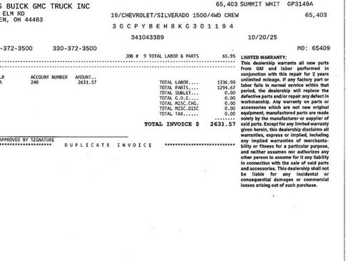 Used 2019 Chevrolet Silverado 1500 Custom w/ Custom Value Package image 10