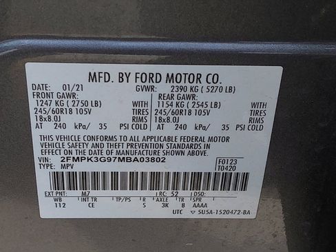 Used 2021 Ford Edge SE FWD image 33