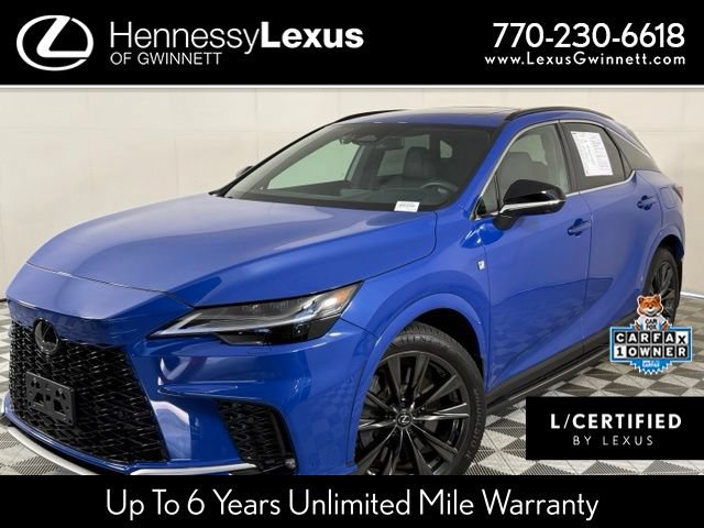 Certified 2024 Lexus RX 350 F Sport w/ Convenience Package AWD/4WD 360° Tour