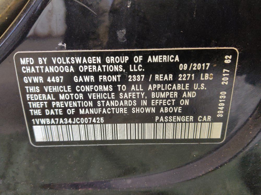 Used 2018 Volkswagen Passat 2.0T SE FWD image 33