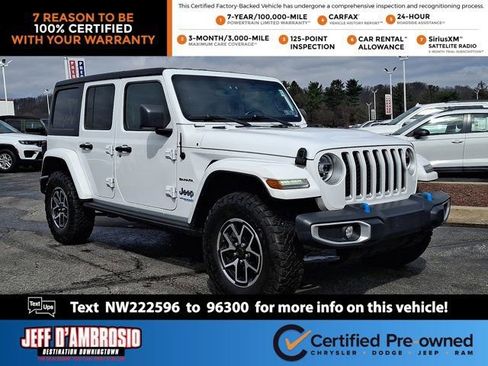 Certified 2022 Jeep Wrangler Unlimited Sahara w/ Cold Weather Group image 1