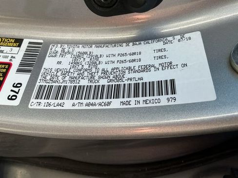 Used 2018 Toyota Tacoma Limited AWD/4WD image 26