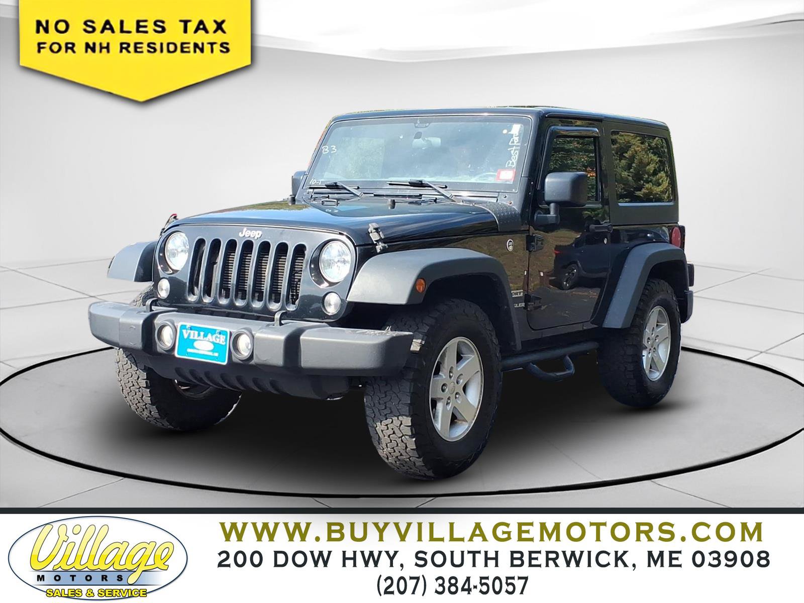 Used 2017 Jeep Wrangler Sport w/ Quick Order Package 24S AWD/4WD image 2