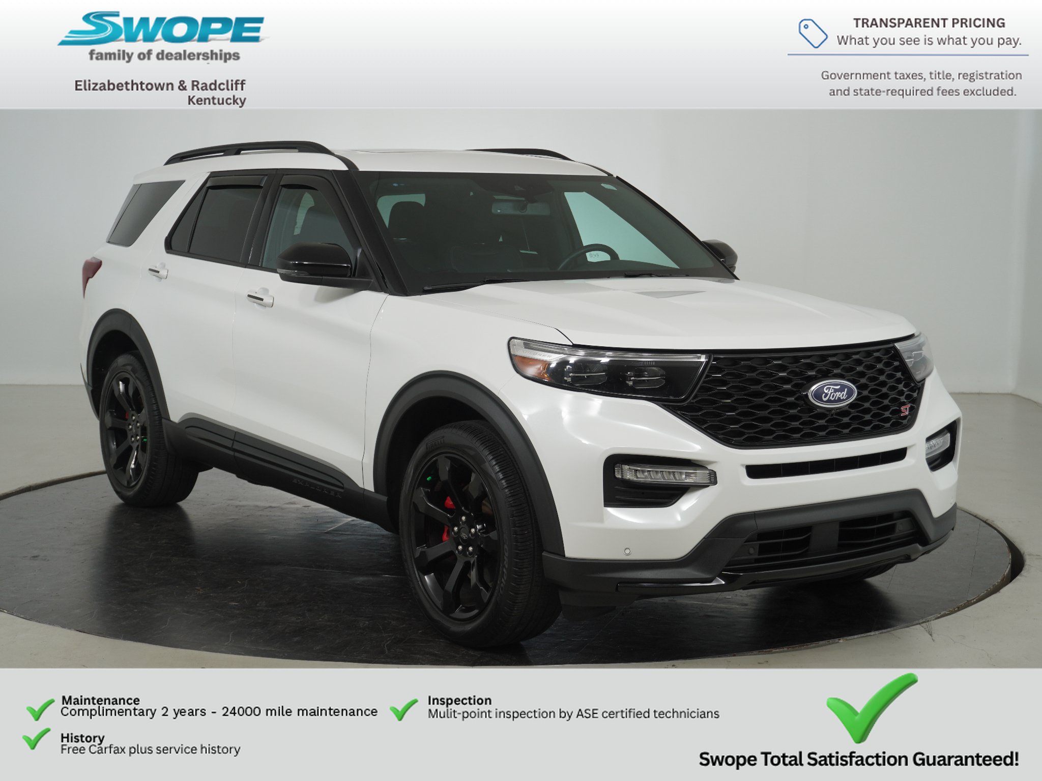 Certified 2023 Ford Explorer ST w/ Equipment Group 401A AWD/4WD image 1
