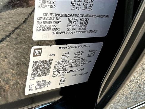 Used 2021 Chevrolet Silverado 1500 Custom Trail Boss w/ Midnight Edition image 20