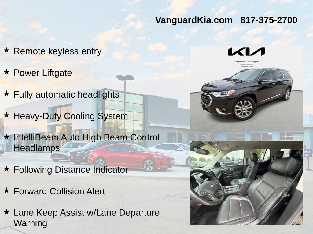 Used 2018 Chevrolet Traverse Premier w/ Driver Confidence II Package FWD image 12