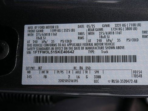 New 2025 Ford F150 XLT w/ Equipment Group 302A MID image 29