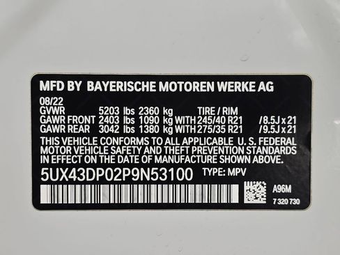 Certified 2023 BMW X3 sDrive30i w/ Premium Package image 34