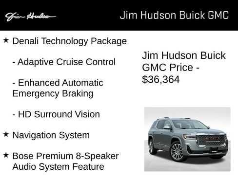 Used 2023 GMC Acadia Denali w/ Denali Technology Package image 12