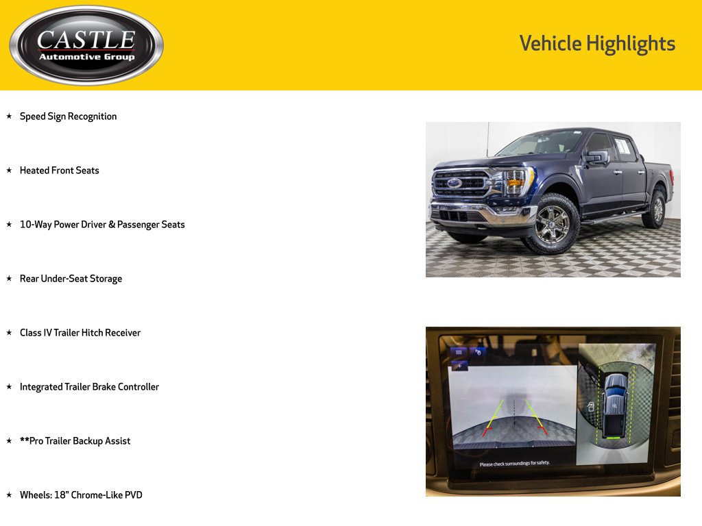 Used 2021 Ford F150 XLT w/ Equipment Group 302A High AWD/4WD image 16