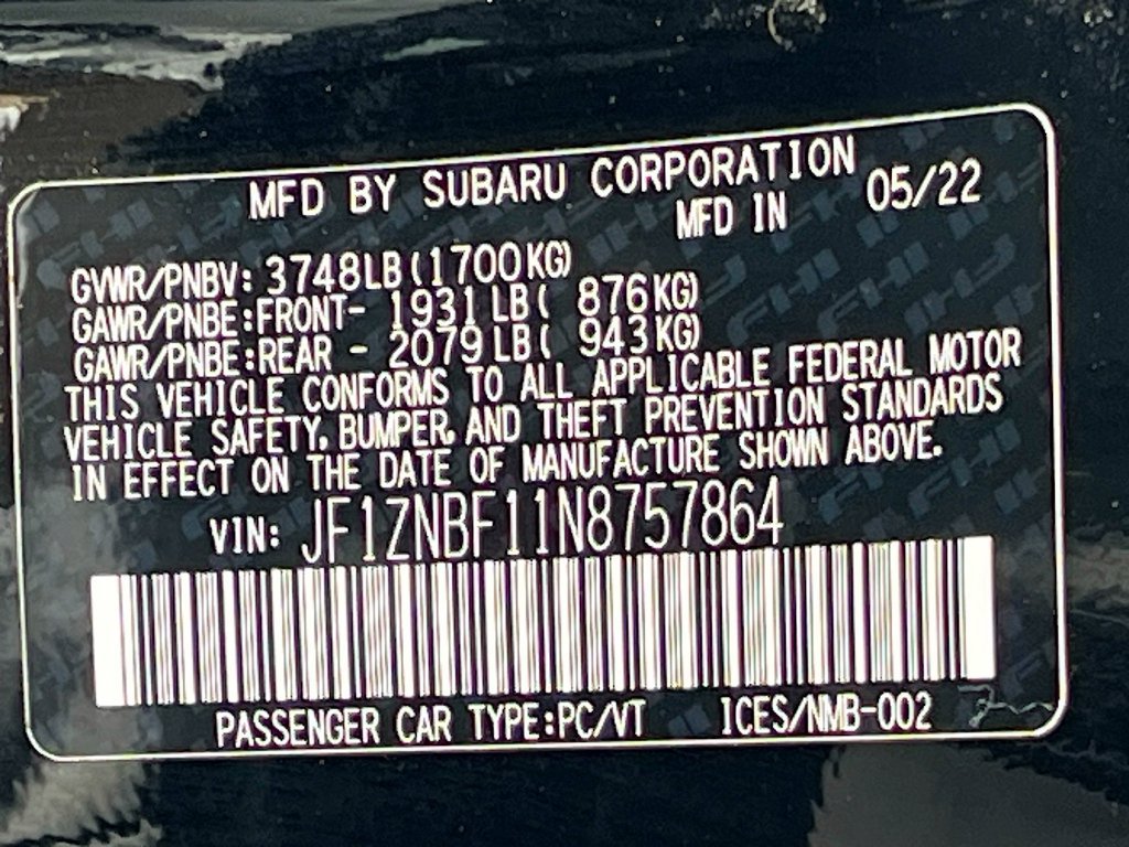 Used 2022 Toyota GR86 Premium w/ ALL Weather Mat Package (TMS) RWD image 30