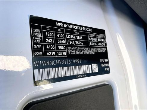 New 2026 Mercedes-Benz Sprinter 2500 image 12