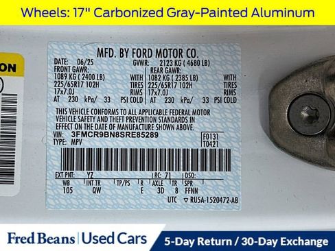 Certified 2025 Ford Bronco Sport Big Bend w/ Convenience Package image 37