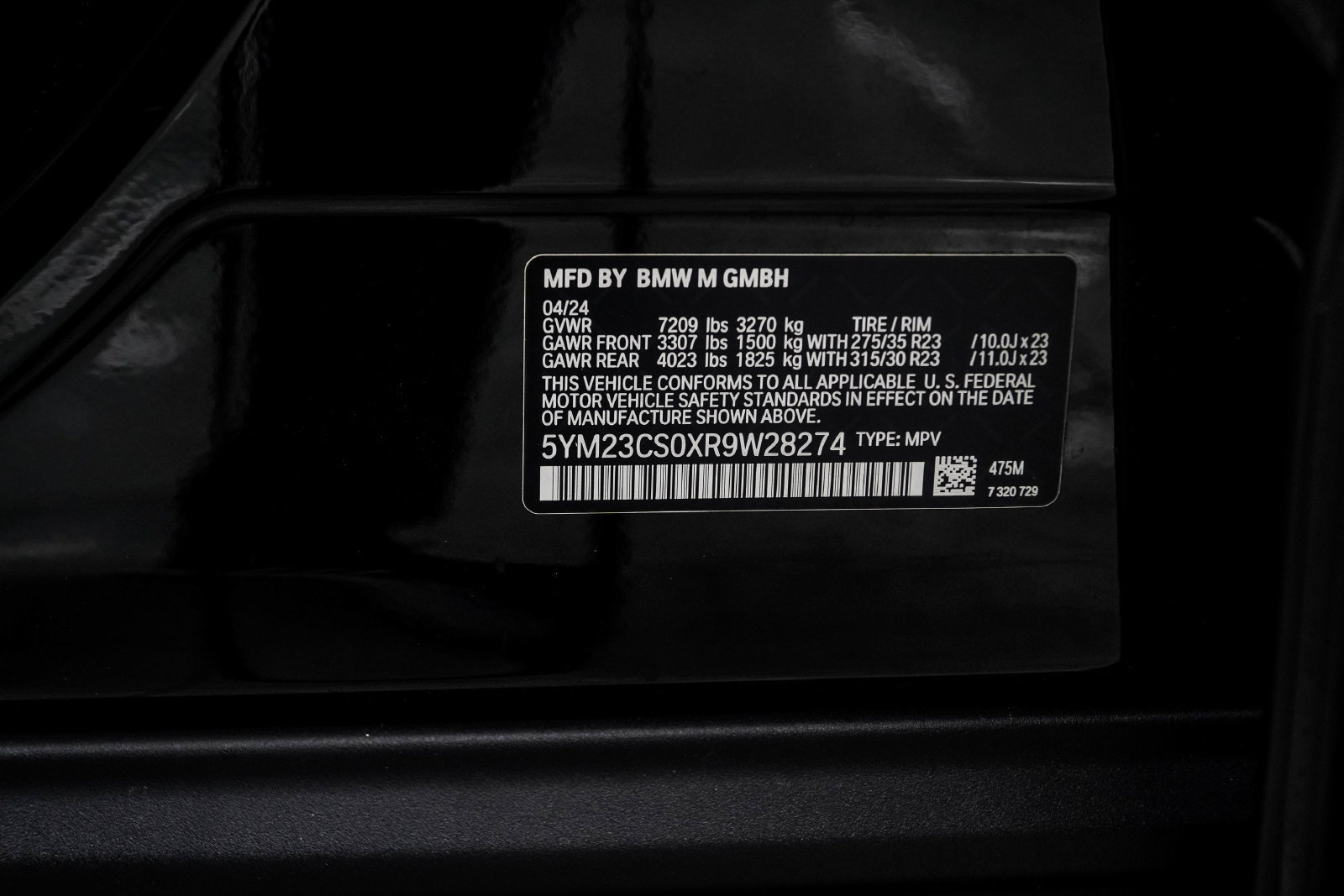 Used 2024 BMW XM AWD/4WD image 48