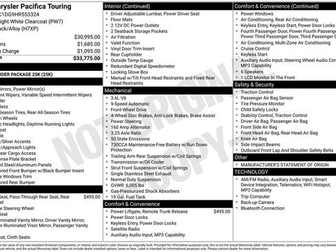 Used 2017 Chrysler Pacifica Touring image 37