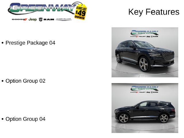 Used 2021 Genesis GV80 2.5T w/ Prestige Package 04 AWD/4WD image 2